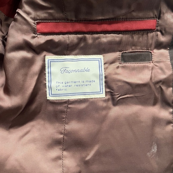 Vintage Faconnable Red Quilted Insulated Vest Womens M Layering Button Collared - Picture 4 of 12